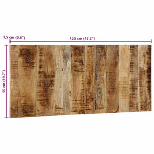 Kopfteil 120 cm Mango Massivholz