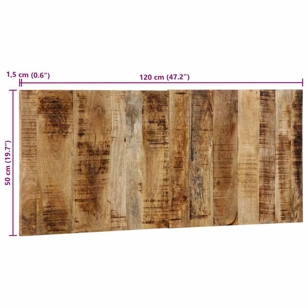 Kopfteil 120 cm Mango Massivholz