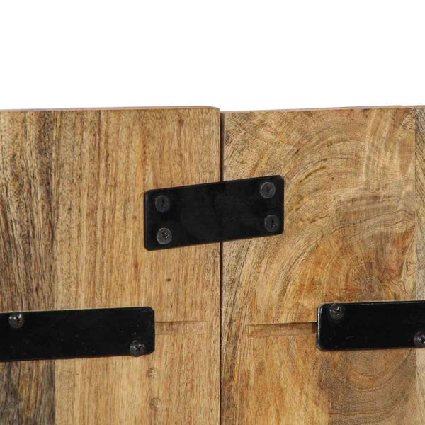 Kopfteil 120 cm Mango Massivholz