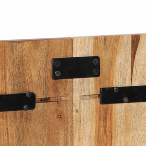 Akazie Kopfteil 120 cm Massivholz