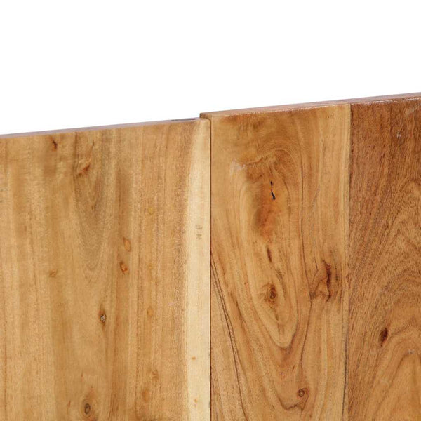 Akazie Kopfteil 140 cm Massivholz