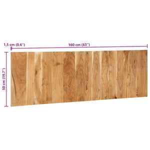 Akazie Kopfteil 160 cm Massivholz