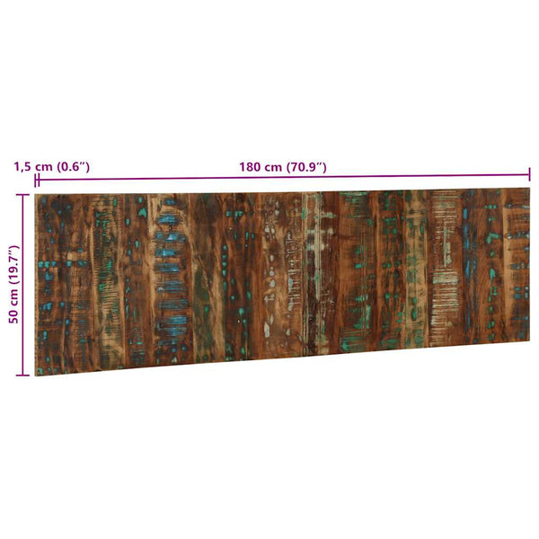 Mehrfarbiges Kopfteil 180 cm Altholz