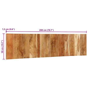 Akazie Massivholz Kopfteil 200 cm