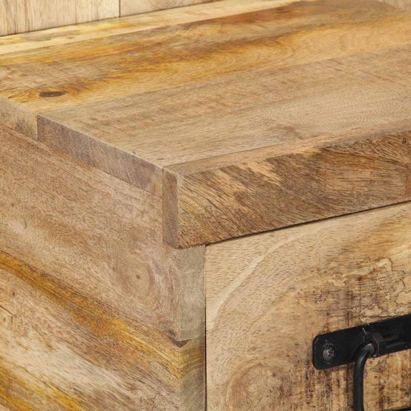 Nachttisch Mango Massivholz 60x32x80 cm