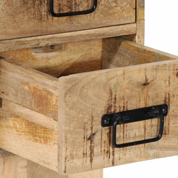 Nachttisch Mango Massivholz 60x32x80 cm