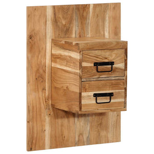 Akazie Nachttisch Massivholz 60x32x80 cm