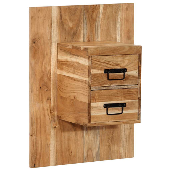 Akazie Nachttisch Massivholz 60x32x80 cm