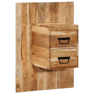 Akazie Nachttisch Massivholz 60x32x80 cm