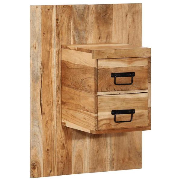 Akazie Nachttisch Massivholz 60x32x80 cm