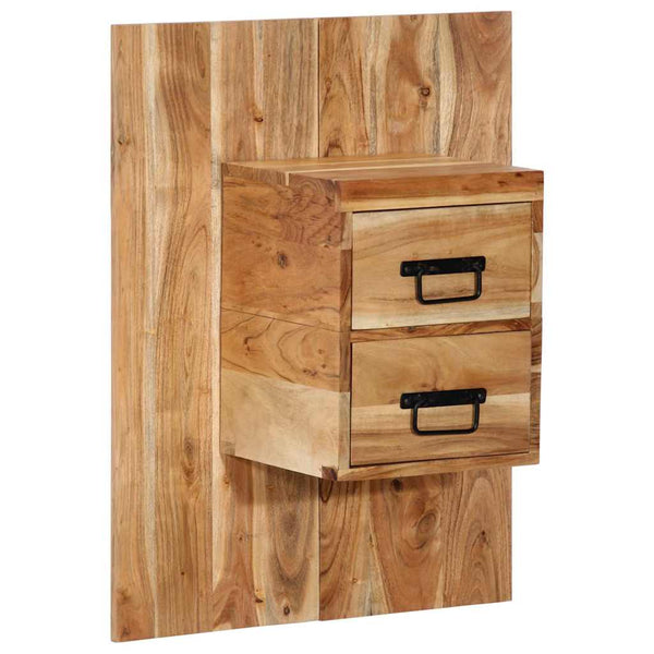 Akazie Nachttisch Massivholz 60x32x80 cm