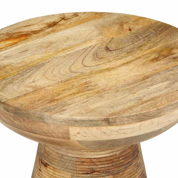 Beistelltisch Mango Massivholz Ø37x45 cm