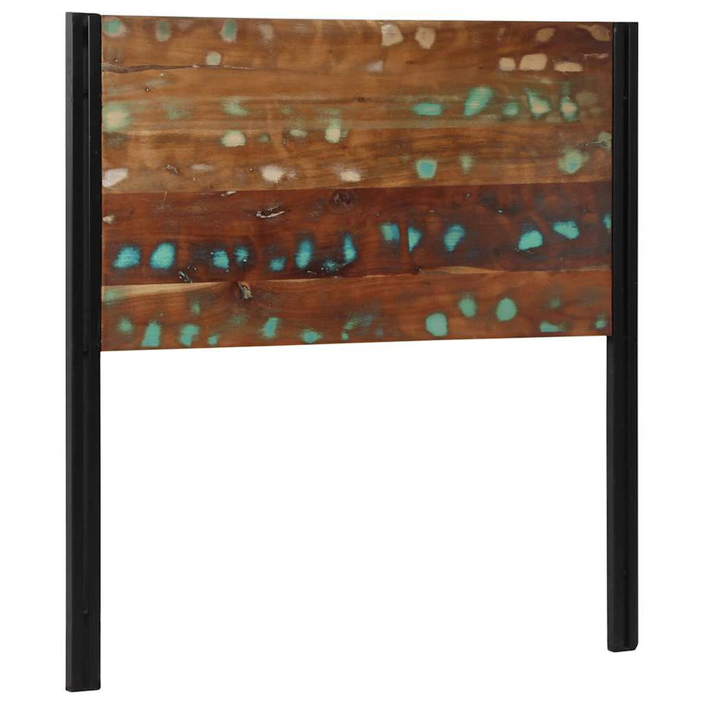 Altholz Kopfteil 100 cm Massivholz & Eisen