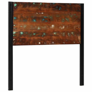 Altholz Kopfteil 100 cm Massivholz & Eisen
