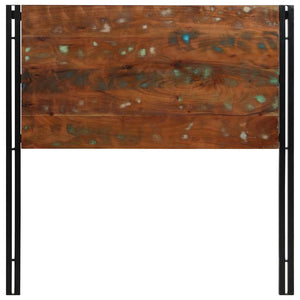Altholz Kopfteil 100 cm Massivholz & Eisen