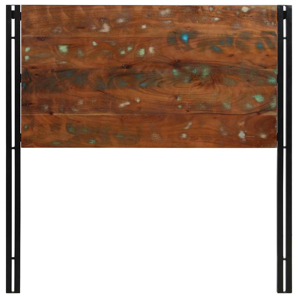 Altholz Kopfteil 100 cm Massivholz & Eisen