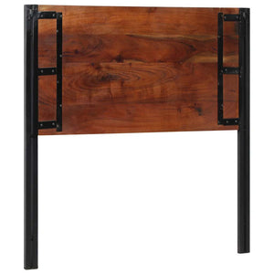 Altholz Kopfteil 100 cm Massivholz & Eisen