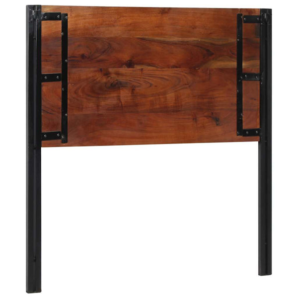 Altholz Kopfteil 100 cm Massivholz & Eisen