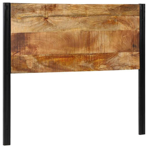 Kopfteil 120 cm Mango Massivholz & Eisen