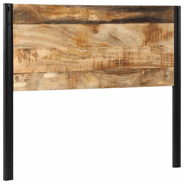 Kopfteil 120 cm Mango Massivholz & Eisen
