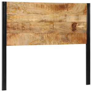 Kopfteil 120 cm Mango Massivholz & Eisen