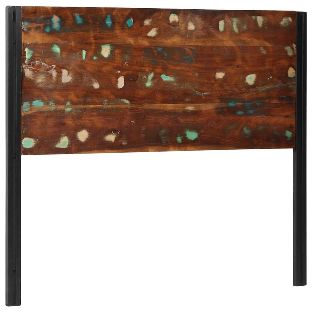 Kopfteil 120 cm Altholz & Eisen