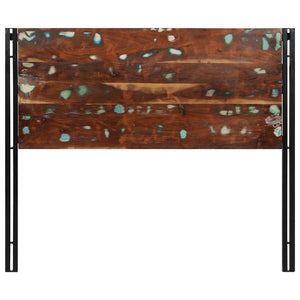 Kopfteil 120 cm Altholz & Eisen