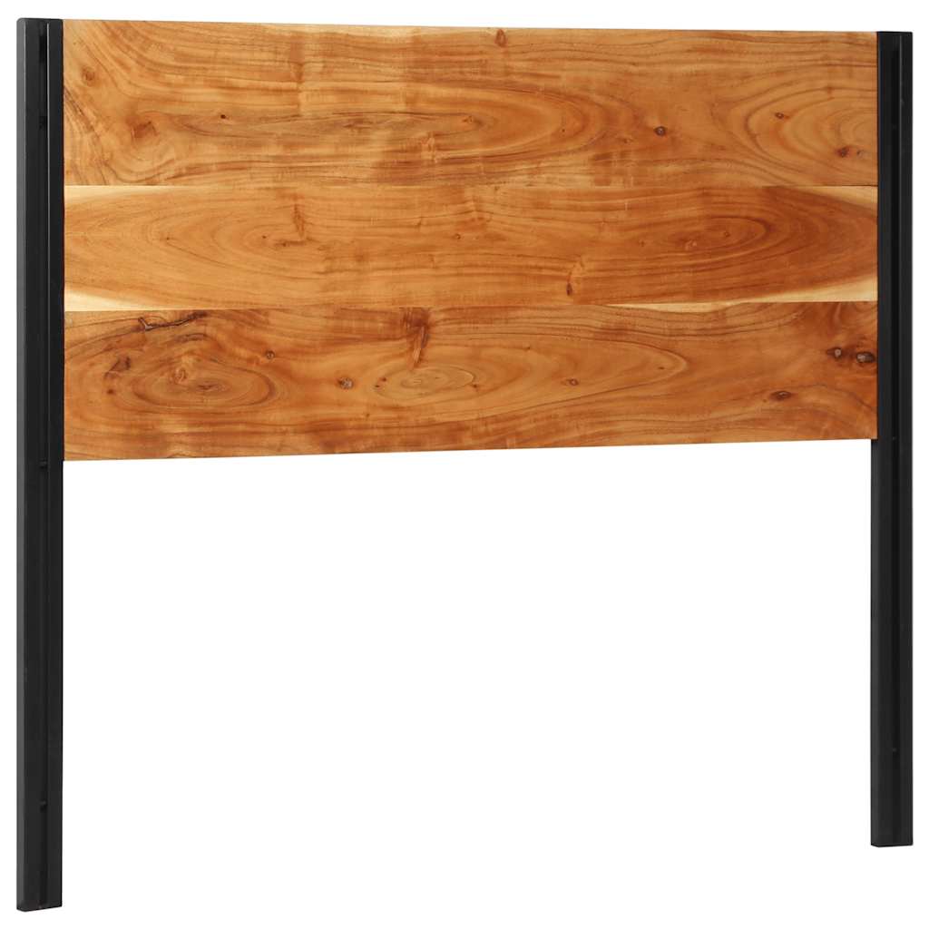Kopfteil 120 cm Akazie Massivholz & Eisen
