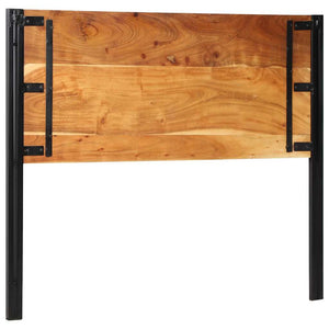 Kopfteil 120 cm Akazie Massivholz & Eisen
