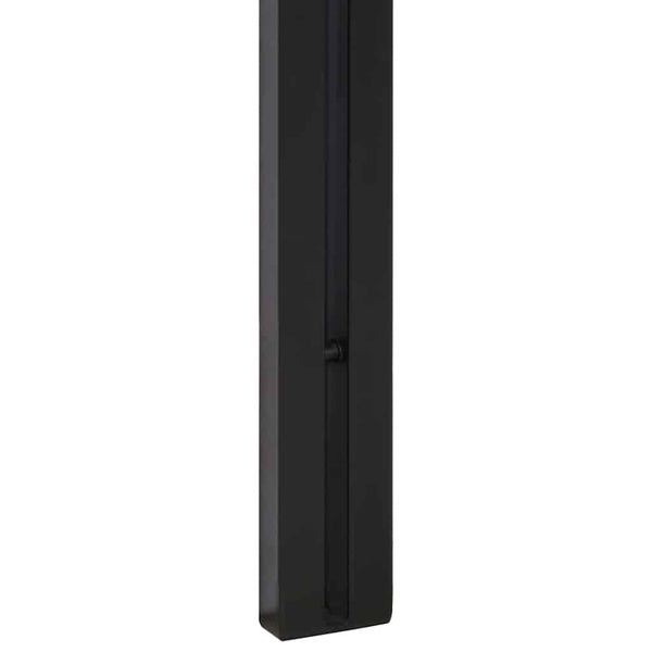 Kopfteil 120 cm Akazie Massivholz & Eisen