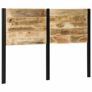 Kopfteil 140 cm Mango Massivholz & Eisen