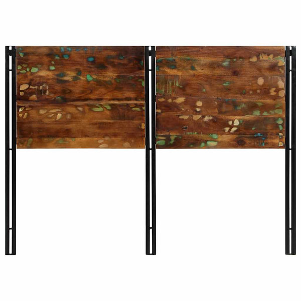 Altholz Kopfteil 140 cm mit Eisenrahmen