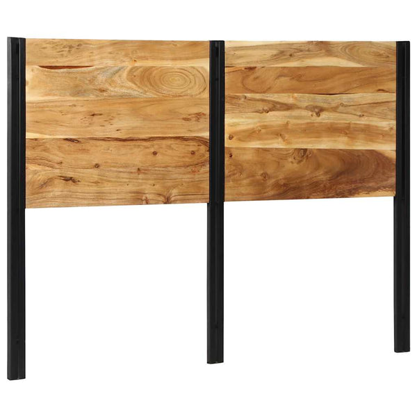 Kopfteil 140 cm Akazie Massivholz & Eisen