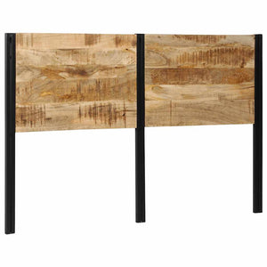 Kopfteil 160 cm Mango Massivholz & Eisen