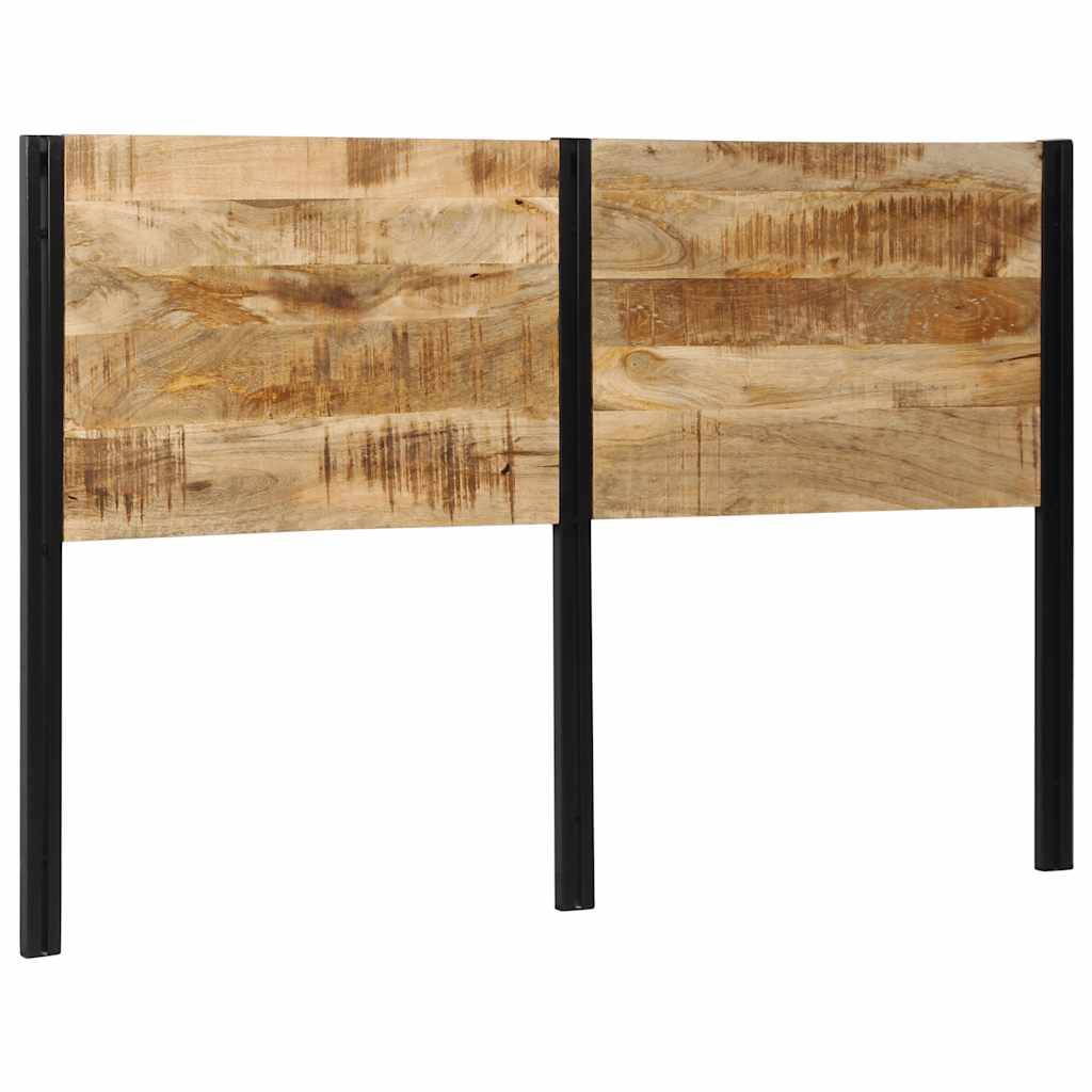 Kopfteil 160 cm Mango Massivholz & Eisen