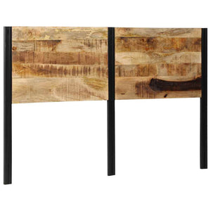 Kopfteil 160 cm Mango Massivholz & Eisen