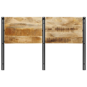 Kopfteil 160 cm Mango Massivholz & Eisen