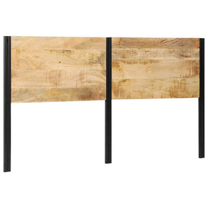 Kopfteil 180 cm Mango Massivholz & Eisen