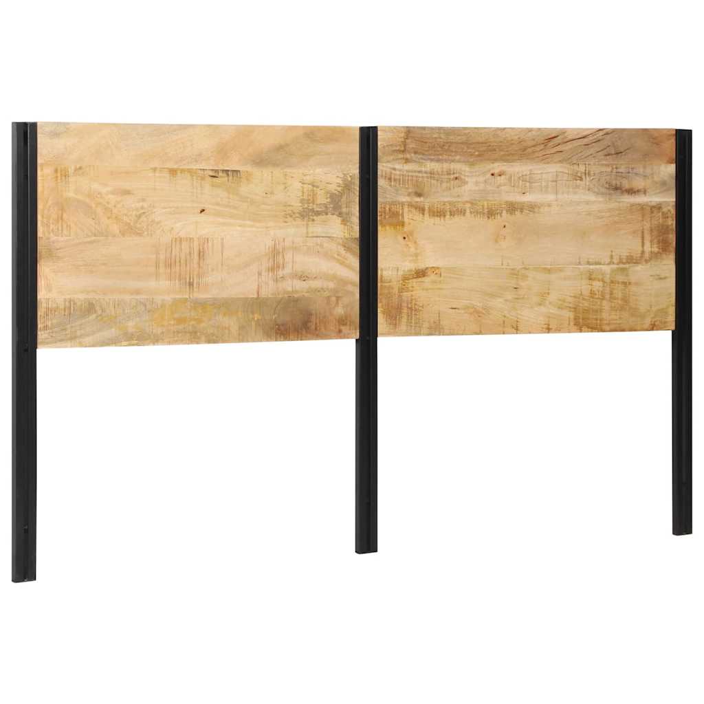 Kopfteil 180 cm Mango Massivholz & Eisen