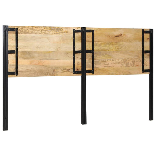 Kopfteil 180 cm Mango Massivholz & Eisen