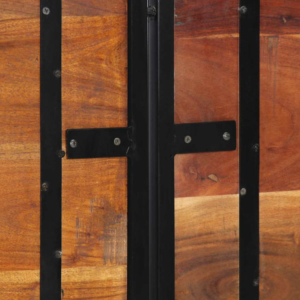 Kopfteil 180 cm Altholz & Eisen