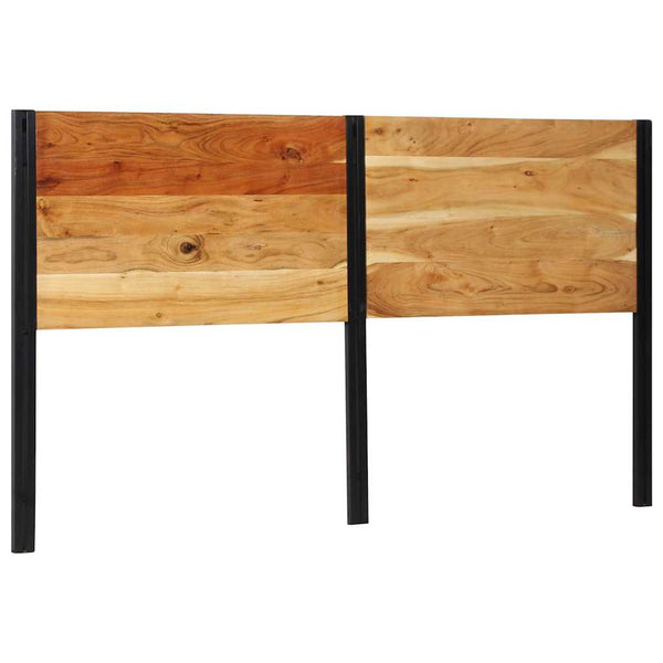 Kopfteil 180 cm Akazie Massivholz und Eisen