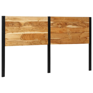 Kopfteil 180 cm Akazie Massivholz und Eisen