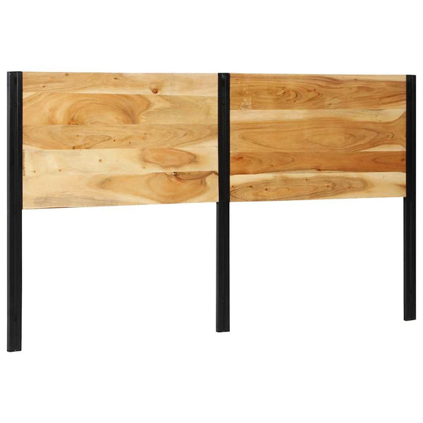 Kopfteil 180 cm Akazie Massivholz und Eisen