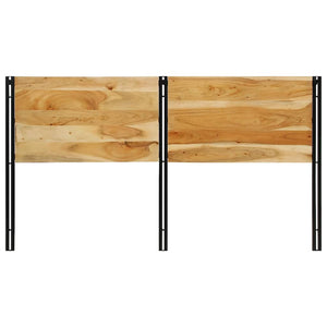 Kopfteil 180 cm Akazie Massivholz und Eisen