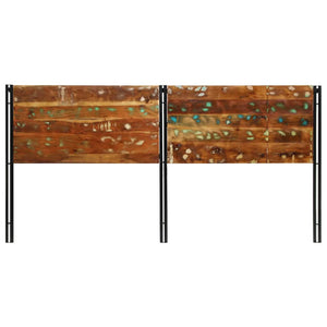 Kopfteil 200 cm Altholz & Eisen