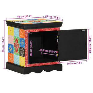 Nachttische 2er Set Mango Massivholz