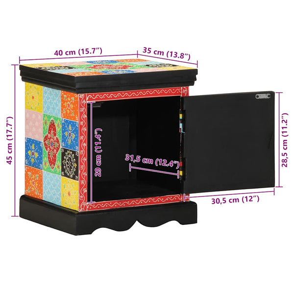 Nachttische 2er Set Mango Massivholz