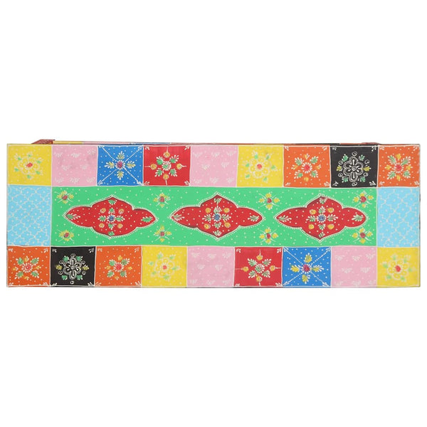 Mehrfarbiger Konsolentisch mit Schubladen, 100 cm