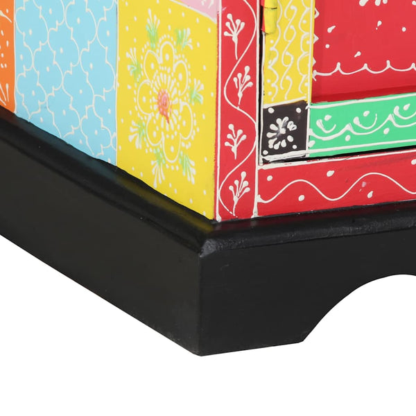 Mehrfarbiger Konsolentisch mit Regal 50x30x70 cm